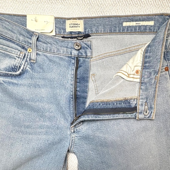 NWT CITIZENS OF HUMANITY Isola Flare Mid Rise Jeans Pegasus Blue Size 30 L32 - Picture 8 of 15